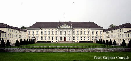 Schloss Bellevue in Berlin, Regierungssitz des Bundespräsidenten